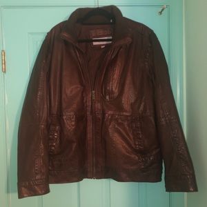 Andrew Marc genuine leather jacket (SIZE: XXL)